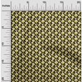 thumbnail image 1 of oneOone Silk Tabby Yellow Fabric Chevron Geometric Sewing Craft Projects Fabric Prints By Yard 42 Inch Wide, 1 of 4