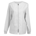 thumbnail image 1 of Veste d'Uniforme pour Femmes, Veste de Travail à Fermeture Éclair devant, Veste d'Échauffement, 1 of 4