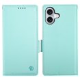 thumbnail image 1 of Étui Portefeuille Magnétique avec Porte-Cartes et Support pour iPhone 17 Vert, 1 of 6