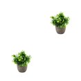 thumbnail image 1 of Decodeary Green Eco-friendly Artificial Money Tree In Pot Long-lasting Durability Realistic Appearance new blue babysbreath 2Set, 1 of 6
