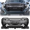 thumbnail image 1 of AMERICAN MODIFIED Grille w/Emblem Base, 2019-2021 GMC Sierra 1500, Matte Black, 1 of 10