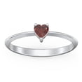 thumbnail image 2 of Heart Birthstone Ring - Garnet (January), 2 of 6