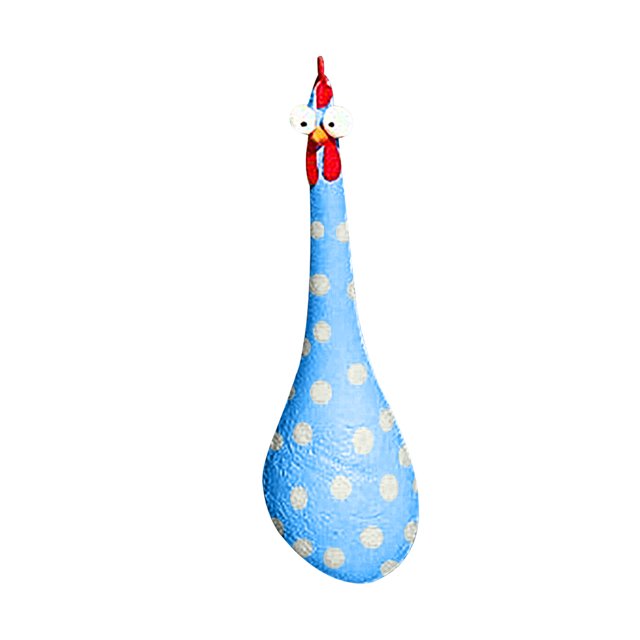 Agiferg Silly Chicken Decor Silly Concrete Chickens Resin Rooster Statues Decoration
