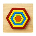 thumbnail image 1 of 3D Wooden Puzzles for Kids Classic Shape Pattern Block Toys Educational Toys, 1 of 1
