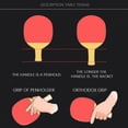 thumbnail image 3 of COM1950s Table Tennis Table,Table Tennis Paddles,Indoor 2 Player Table Tennis Racket 2Pcs Paddle 3Balls Set,Table for 2,Table Tennis Table Indoor,Table Tennis Table Indoor,Table Tennis Racket, 3 of 5