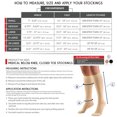 thumbnail image 2 of Truform Knee High Stockings, Closed Toe: 30 - 40 mmHg, Beige, Large, 2 of 7
