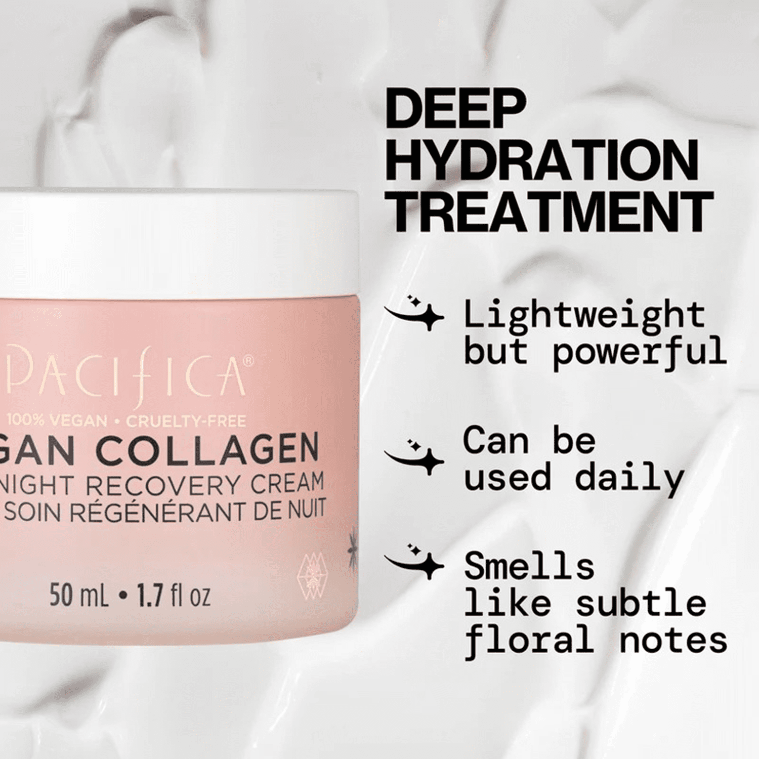 Pacifica - Vegan Collagen Overnight Recovery Cream - 50ml