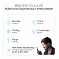 thumbnail image 2 of WiFi Circuit Breaker Switch - Smart WiFi DIN Rail Energy Meter Relay Type Circuit Breaker Connected Switch with Wattmeter Smart Life Tuya WiFi Remote Switch, 32A, 2 of 5