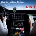 thumbnail image 2 of BESTEK 300W Car Power Inverter with 30W PD USB C and QC3.0 Quick Charging, DC 12V to 110V AC Car Plug Adapter Outlet Converter Multi-Protection Car Charger Power Inverter for Laptop Computer, 2 of 7
