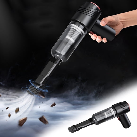 WSBDENLK Car Mounted Vacuum Cleaner,Wireless Charging for Car Use,High Suction Power for Household Use,Powerful Small Handheld Mini Car Interior