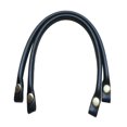 thumbnail image 1 of fastboy 2x Fashionable PU Leather Bag Handles for DIY Crafting Black 40cm 1Set, 1 of 4
