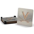 thumbnail image 1 of YouTheFan NCAA Virginia Cavaliers 4 Pcs sous-Verres en Acier Inoxydable, 1 of 2