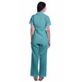 thumbnail image 4 of Moomaya Ensemble de Pyjama en Coton Imprimé à Col Cranté, Boutonné, pour Femmes, Tenue de Nuit, 4 of 6
