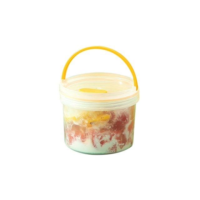 TIELUTT Leakproof Portable Food Storage Container with Handle Airtight Kitchen Pantry Kitchen Storage Vegetable Containers for Refrigerator Smell Proof Container Container Leftover Storage Container