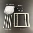 thumbnail image 4 of pitrice Aquarium Fish Tank Guppy Breeding Breeder Fish Baby Gauze Trap Box Isolator, 4 of 7