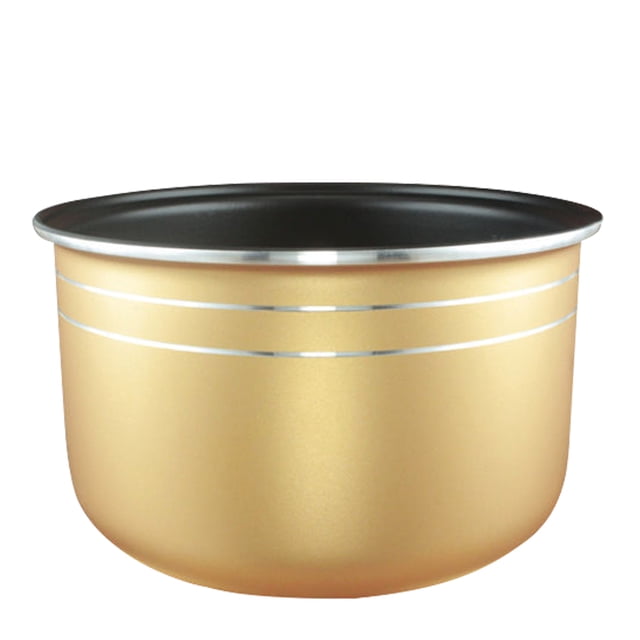 Graflsoa Premium Gold Non-Stick Rice Cooker Liner - 2L Extra Thick Aluminum Alloy, Universal Fit for Most Cookers, Food-Grade Coating, Durable & Healthy Design