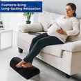 thumbnail image 3 of MesaSe Foot Rest for Under Desk at Work Office Desk Accessories with Memory Foam and Washable Removable Cover  Foot Stool for Office  Car  Home to Foot Support and Relax Ankles(Black)., 3 of 6