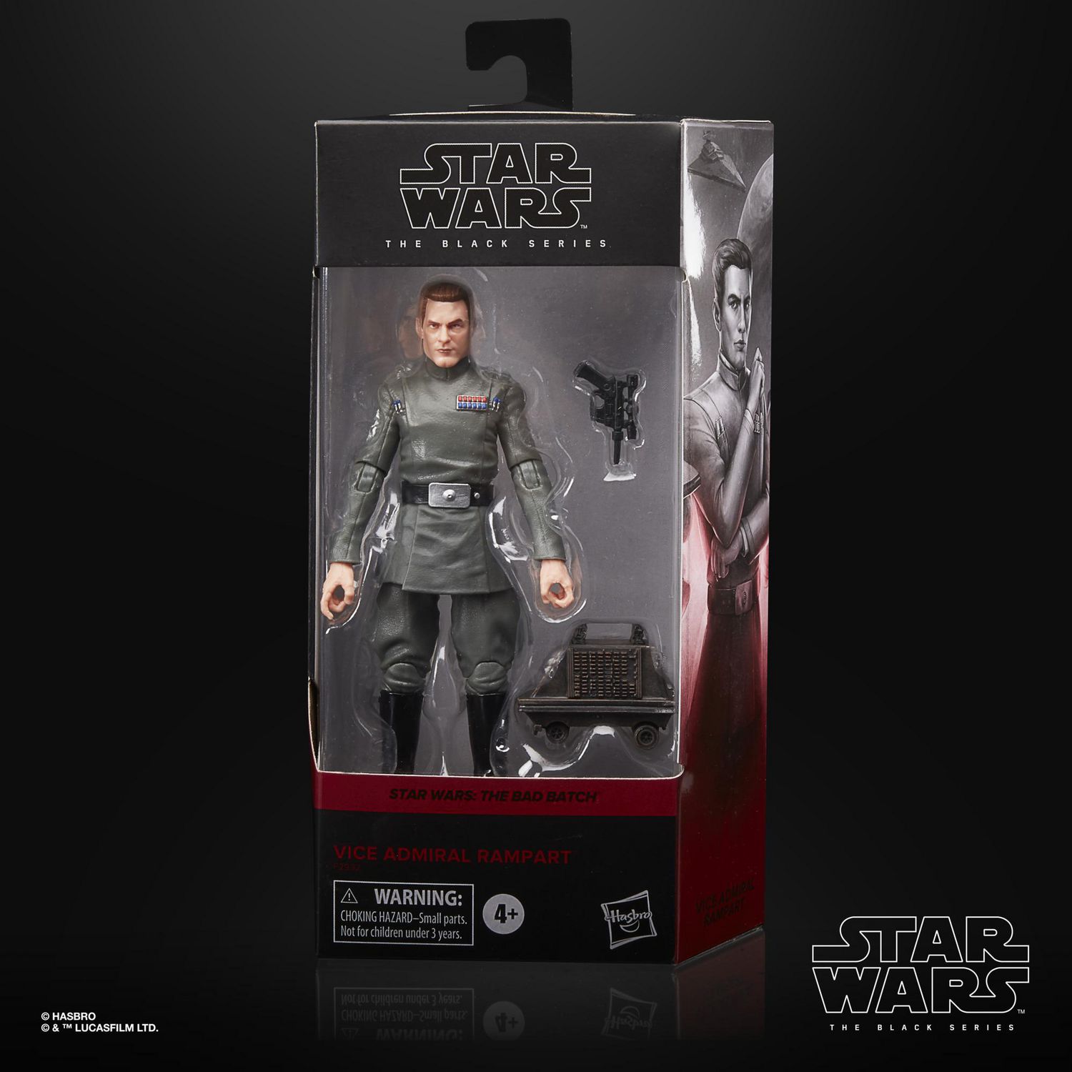 Star Wars The Black Series, Vice Admiral Rampart, figurine articulée à collectionner, 15 cm, Star Wars : The Bad Batch, à partir de 4 ans