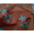 thumbnail image 4 of oneOone Silk Tabby Fabric Leaves & Floral Block Fabric Prints By Yard 42 Inch Wide, 4 of 4
