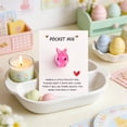 thumbnail image 2 of Cheapark English Encouragement Bunny Pocket Card Desktop Decorative with Inspirational Blessings for Home Office Spring Gift, 2 of 6