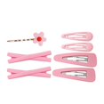 thumbnail image 2 of 7 Pcs Pinces à Cheveux pour Filles Barrettes Coiffures Épingles à Cheveux en Résine pour Salon Fête Rose, 2 of 9