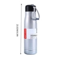 thumbnail image 3 of Bouteille d'Eau Isolée en Acier Inoxydable / Isolation sous Vide à Double Paroi / Gobelet de Sport Grande Capacité / Bouteille de Randonnée en Plein Air et de Gym / Conception à Grand Goulot / Bouteille Simple, 3 of 5