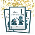 thumbnail image 2 of Darling Souvenir White Birthday Invitation Card Printable Elegant Fill or Write In Blank Party Invites 28 Pcs 5 x 7 Inches, 2 of 5