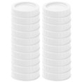 thumbnail image 1 of 20pcs Plastic Mason Jar Lids Food-grade Mason Jar Caps Fit Regular Mouth 70mm Reusable Leak Proof Replacement Jar Lids Dishwasher Safe for Mason Jars Canning Jars, 1 of 10