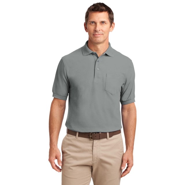 Port Authority Men's Silk Touch Polo with Pocket. K500P