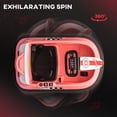 thumbnail image 4 of Aosom 6V 360° Rotation Kids Bumper Car w/ Music, Horn and Lights Pink, 4 of 10
