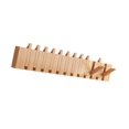 thumbnail image 2 of Siruishop Wall Mounted Coat Rack, Flip Down Wall Hook Rack, Decorative, Entryway Coat Rack Wood color 12 key, 2 of 8