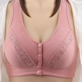 thumbnail image 2 of Timegard Front Closure Bras for Women Lace Wireless Comfortable Full-Coverage Wide Strap Seniors Bra, 2 of 3