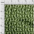 thumbnail image 2 of oneOone Velvet Green Fabric Abstract Sewing Material Print Fabric By The Yard 58 Inch Wide, 2 of 4