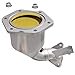 thumbnail image 3 of MagnaFlow Direct-Fit Catalytic Converter OEM Grade Federal/EPA Compliant 51842 - Stainless Steel 2in Main Piping, 9.4in Overall Length, Post Converter O2 Sensor - OEM SUV Replacement, 3 of 4
