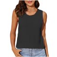 thumbnail image 2 of LSLJS Women V Neck Color Back Casual Loose Sleeveless Shirts Tank Tops, Womens Tank Tops, 2 of 5