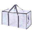 thumbnail image 1 of Sac de Rangement pour Arbre de Noël Sac de Rangement pour Couvertures Capacité de Charge Élevée Déménagement Grande Capacité Transparent avec Poignée Portable Robuste Pliable Multifonction Couette Organisateur de Vêtements Sac de Rangement Organisateur, 1 of 8