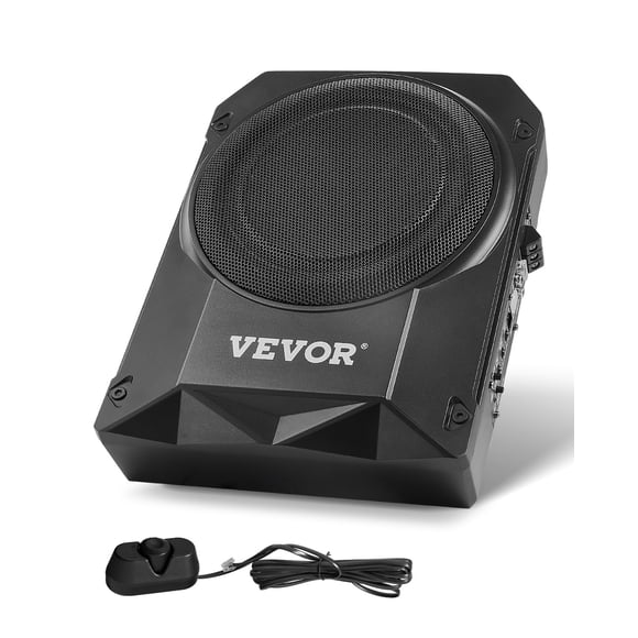 VEVOR 10" 400W Under Seat Car Subwoofer Slim Powered Car/Truck Subwoofer System