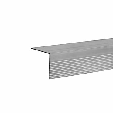 Nez d'Escalier, Protecteur de Bord d'Escalier, 48 Pouces de Long - Moulure de Nez d'Escalier - Moulin en Aluminium (Argent)
