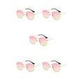 thumbnail image 3 of Redempat Fashionable Polarized Lens Small Frame Sun Glasses For Trendy Style gold pink yellow C15 5Set, 3 of 6