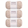 thumbnail image 1 of Unbranded Fil Mélangé Coton-Nylon Couleur Unie, 3 Écheveaux, 1 of 5