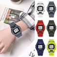 thumbnail image 2 of Student Watch LED Large Screen Waterproof Adjustable Multifunctional Comfortable to Wear Square Dial LED Digital Watch Daily Wear, 2 of 11