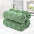 thumbnail image 2 of American Soft Linen Premium Genuine Turkish Cotton 4-Piece Washcloth Set - Sage Green, 2 of 3