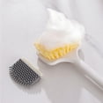 thumbnail image 4 of Long Handle Foot and Toe Cleaning Brush for Exfoliation Massage Soft Bath Shower Tool Sides Design Easy Grip Senior Friendly, 4 of 6