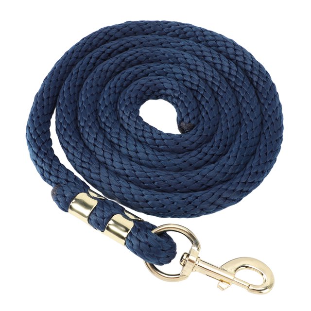 2m Horse Lunge Line Sturdy Anti Breakage Rope with Hook for Walking Handling, PP Stainless Steel Material