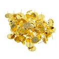 thumbnail image 3 of jifeng 100 Pcs Cabochon Lunette avec Cadre Rond avec Cadre Rond Spécial pour Boucles d'Oreilles Doré 8mm, 3 of 9
