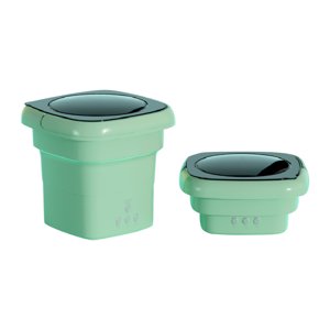 TopLLC Mini Lave-linge Type de seau pliable Lave-vaisselle Lave linge Nettoyeur Voyage