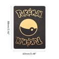 thumbnail image 2 of Anime Cartoon Gold Foil Trading Card Set for Board Games and Casual Entertainment, 2 of 7