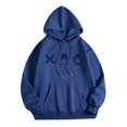 thumbnail image 1 of WEAIXIMIUNG Chandails en Molleton d'Automne pour Femmes 2025 Chandails en Molleton Décontractés à Capuche Manches Longues Poches Grands Pulls, 1 of 2