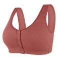 thumbnail image 1 of Timegard Bras for Women No Underwire Plus Size Front Closure Button Comfortable Full-Coverage Everyday Bra, 1 of 7