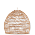 thumbnail image 4 of Bouclair Rattan Natural Ceiling Lamp 18 X 16 in (45.72 X 40.64 cm), 4 of 9